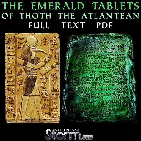 the emerald tablets thoth pdf